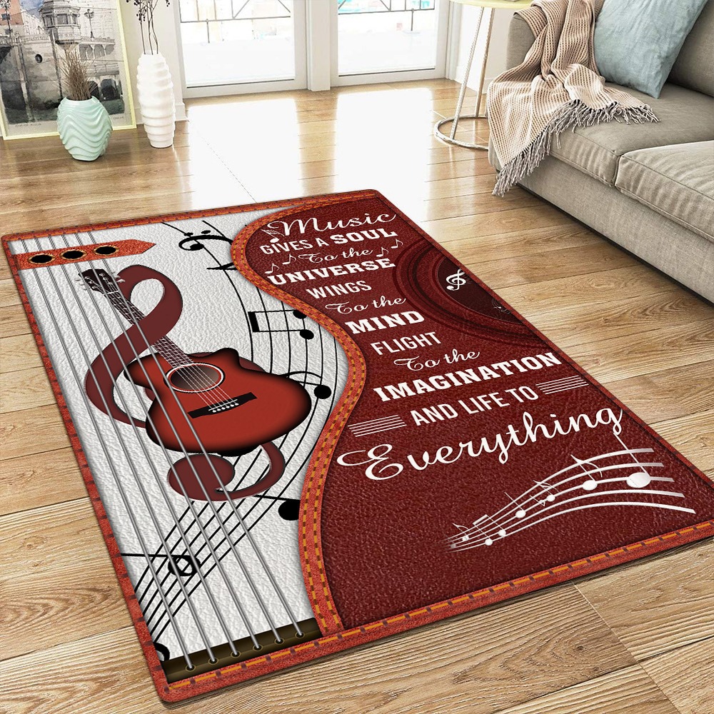 Guitar Rug Music Gives Soul To The Universe