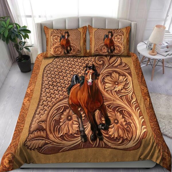 Horse Bedding Set Wood Horse